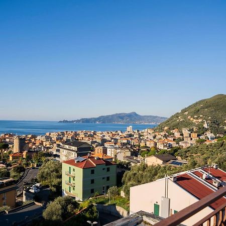 093 - Casa Panorama, Vista Mare E Vista Portofino, 500 Metri Centro Di Chiavari, Posto Auto Gratis Incluso Leilighet Eksteriør bilde
