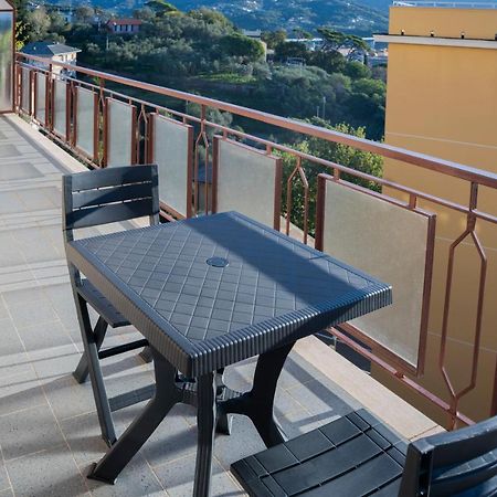 093 - Casa Panorama, Vista Mare E Vista Portofino, 500 Metri Centro Di Chiavari, Posto Auto Gratis Incluso Leilighet Eksteriør bilde