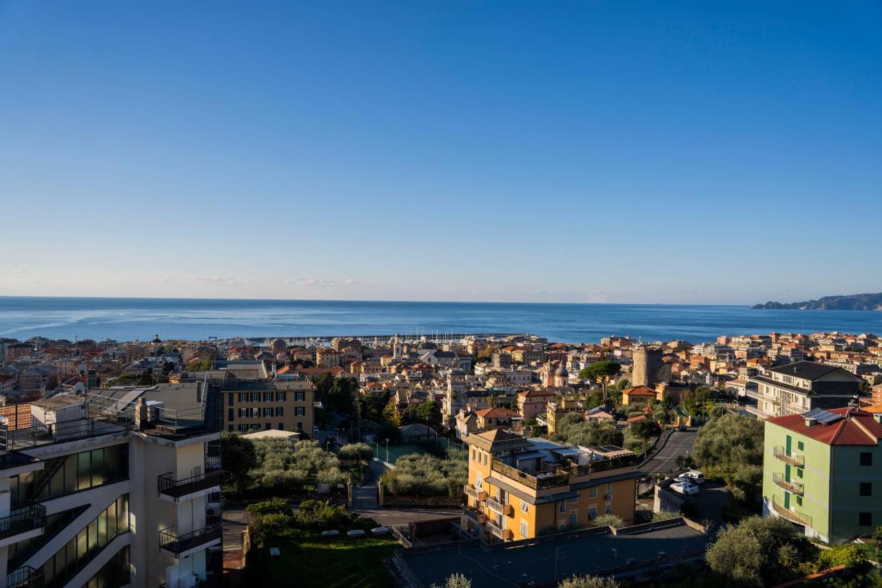 093 - Casa Panorama, Vista Mare E Vista Portofino, 500 Metri Centro Di Chiavari, Posto Auto Gratis Incluso Leilighet Eksteriør bilde