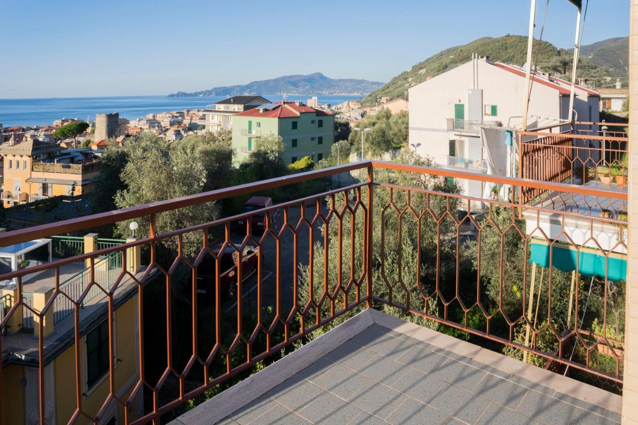 093 - Casa Panorama, Vista Mare E Vista Portofino, 500 Metri Centro Di Chiavari, Posto Auto Gratis Incluso Leilighet Eksteriør bilde